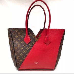Louis Vuitton Red and Brown Women's Bag